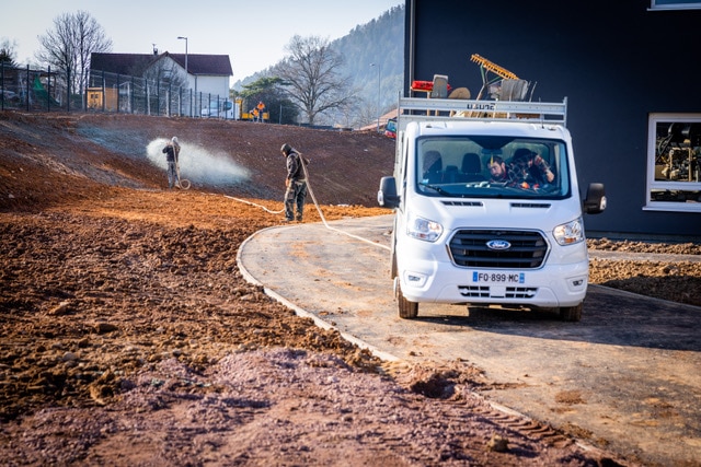 Végétalisation d'un espace vert